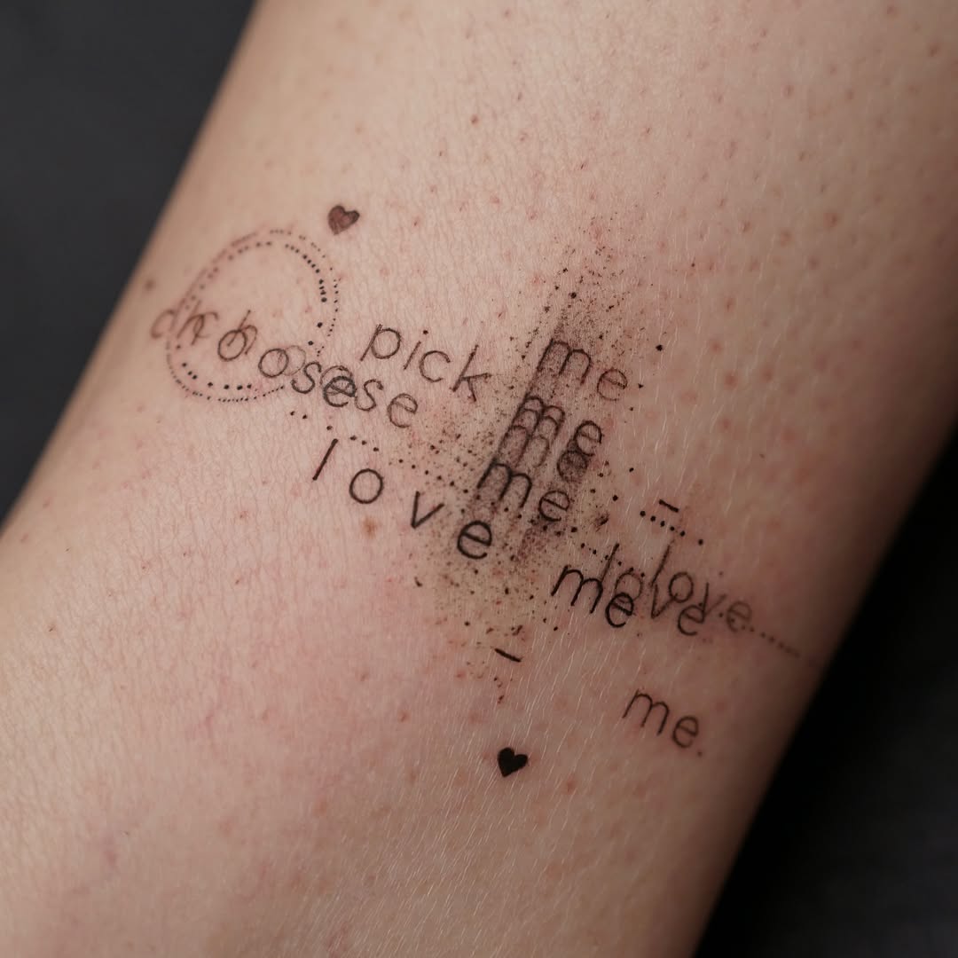 Minimalistic tattoo by Juliakay