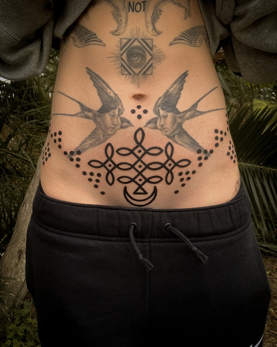 Ornamental tattoo by Beve