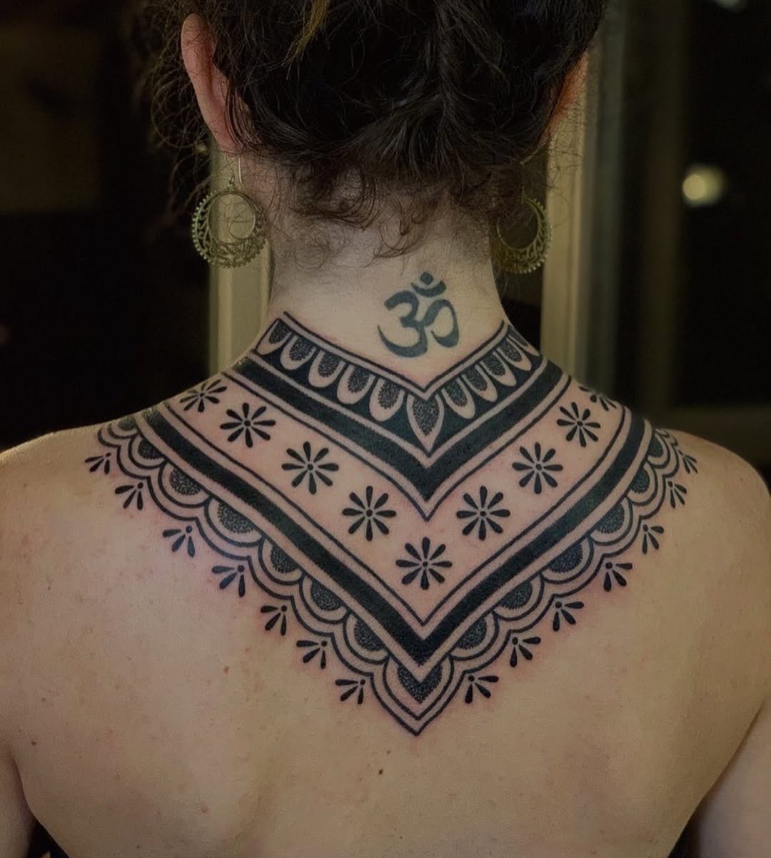 Ornamental tattoo by Beve