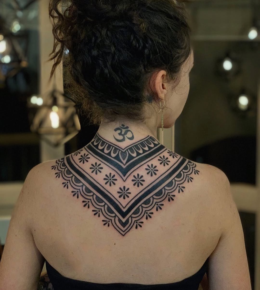 Ornamental tattoo by Beve