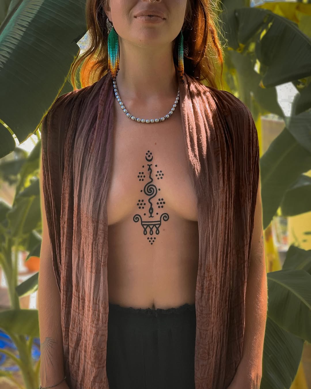 Ornamental tattoo by Beve
