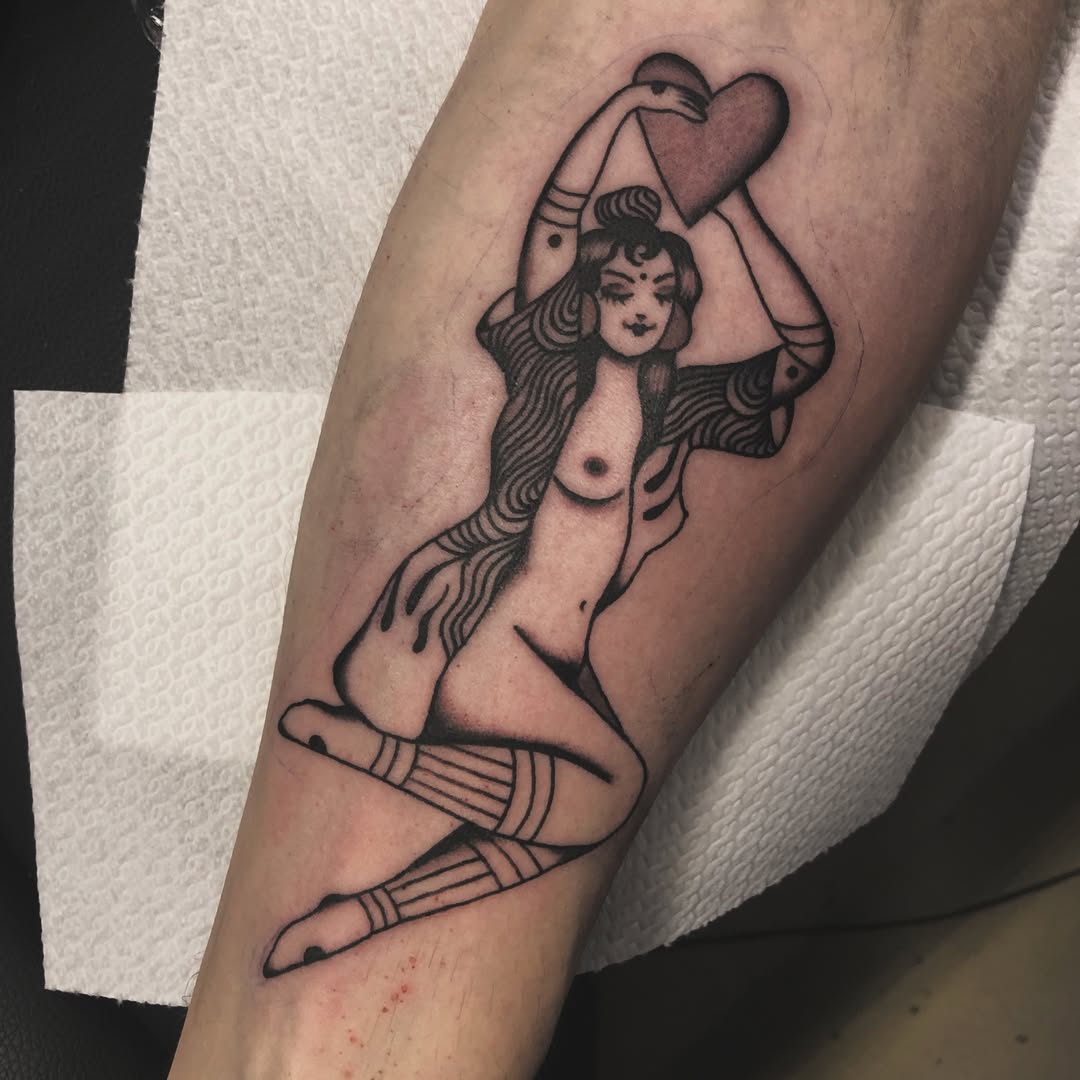 Ornamental tattoo by Cloditta