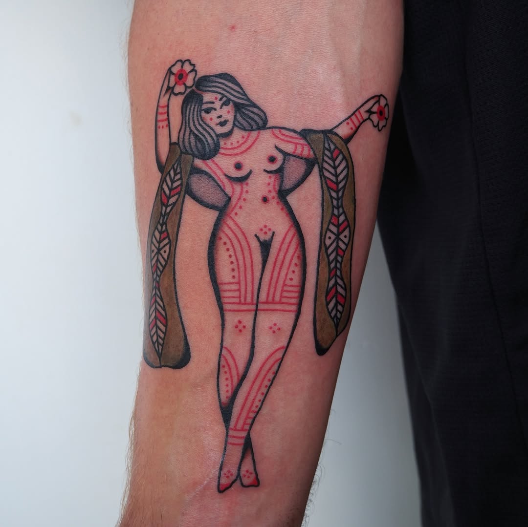 Ornamental tattoo by Cloditta