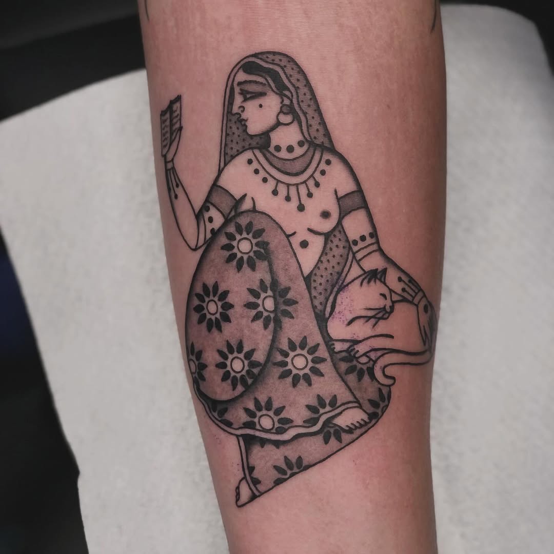 Ornamental tattoo by Cloditta