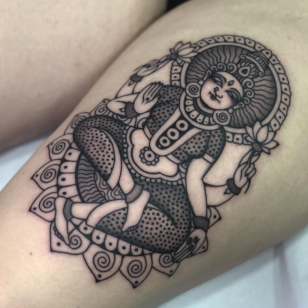 Ornamental tattoo by Cloditta