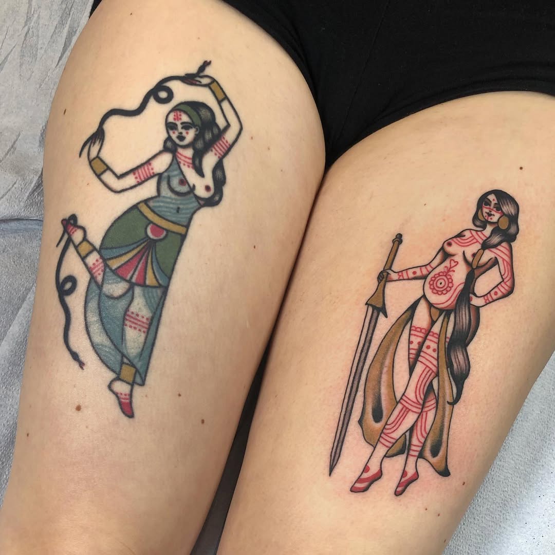 Ornamental tattoo by Cloditta