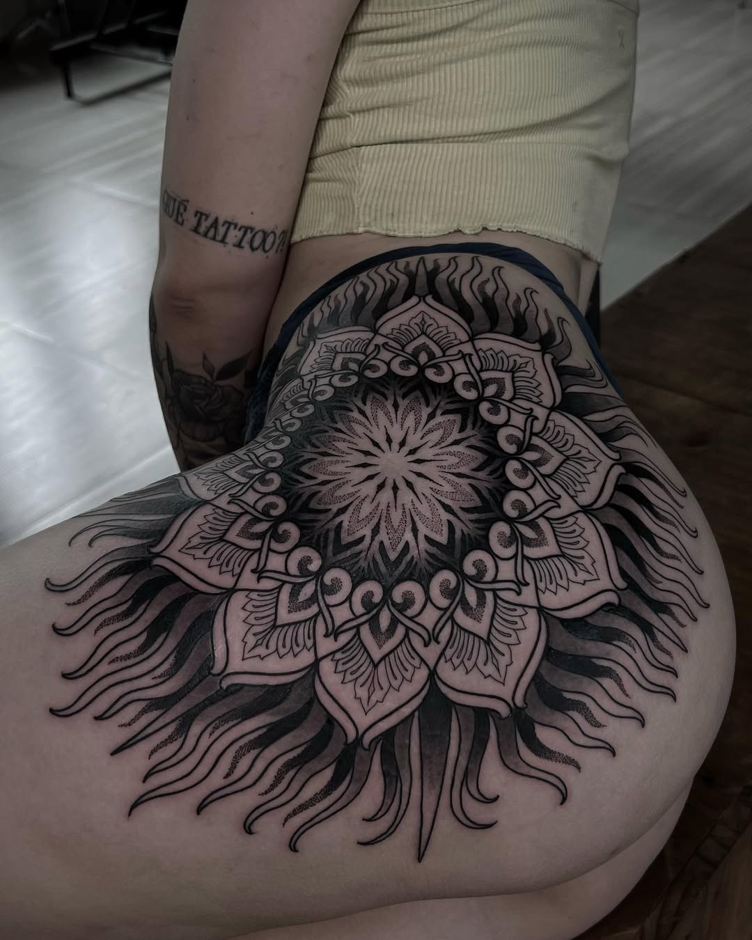 Ornamental tattoo by Pallada