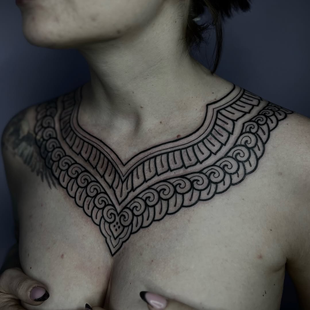 Ornamental tattoo by Pallada