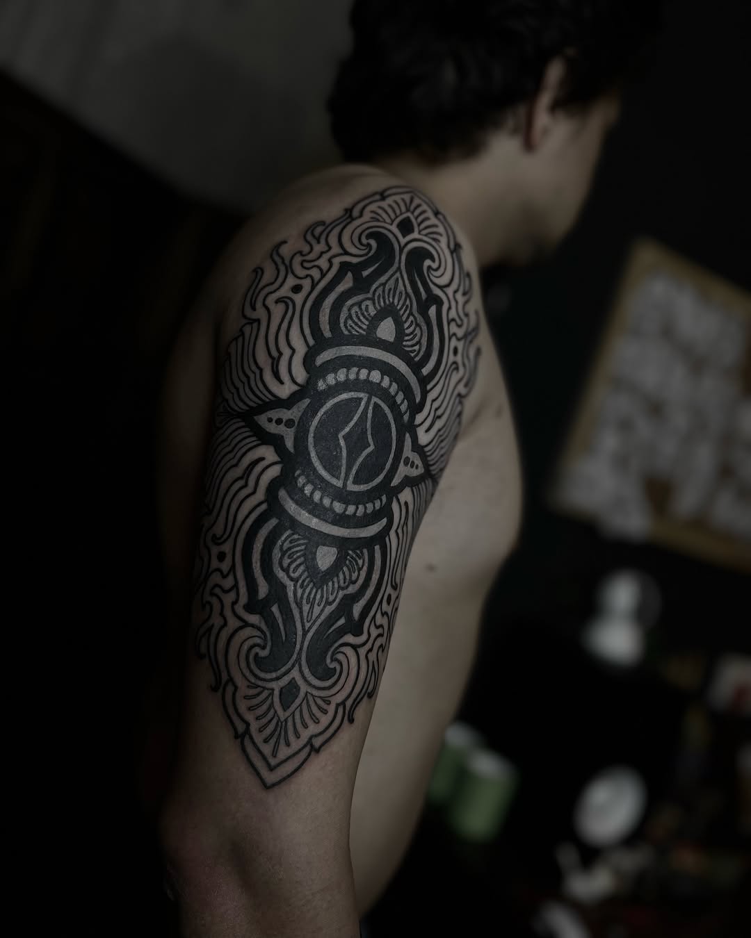Ornamental tattoo by Pallada