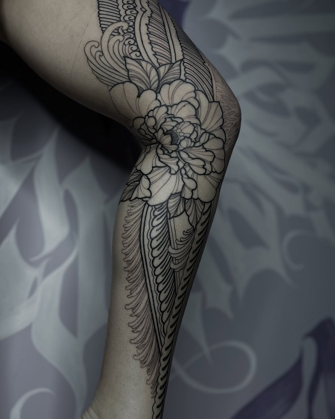 Ornamental tattoo by Pallada