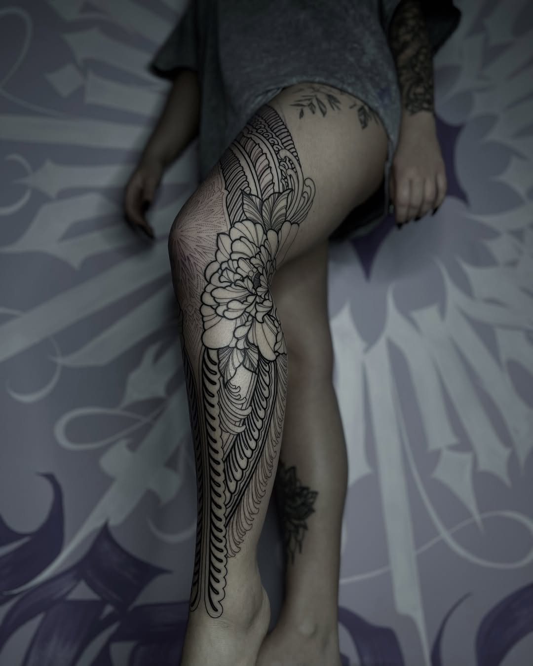 Ornamental tattoo by Pallada