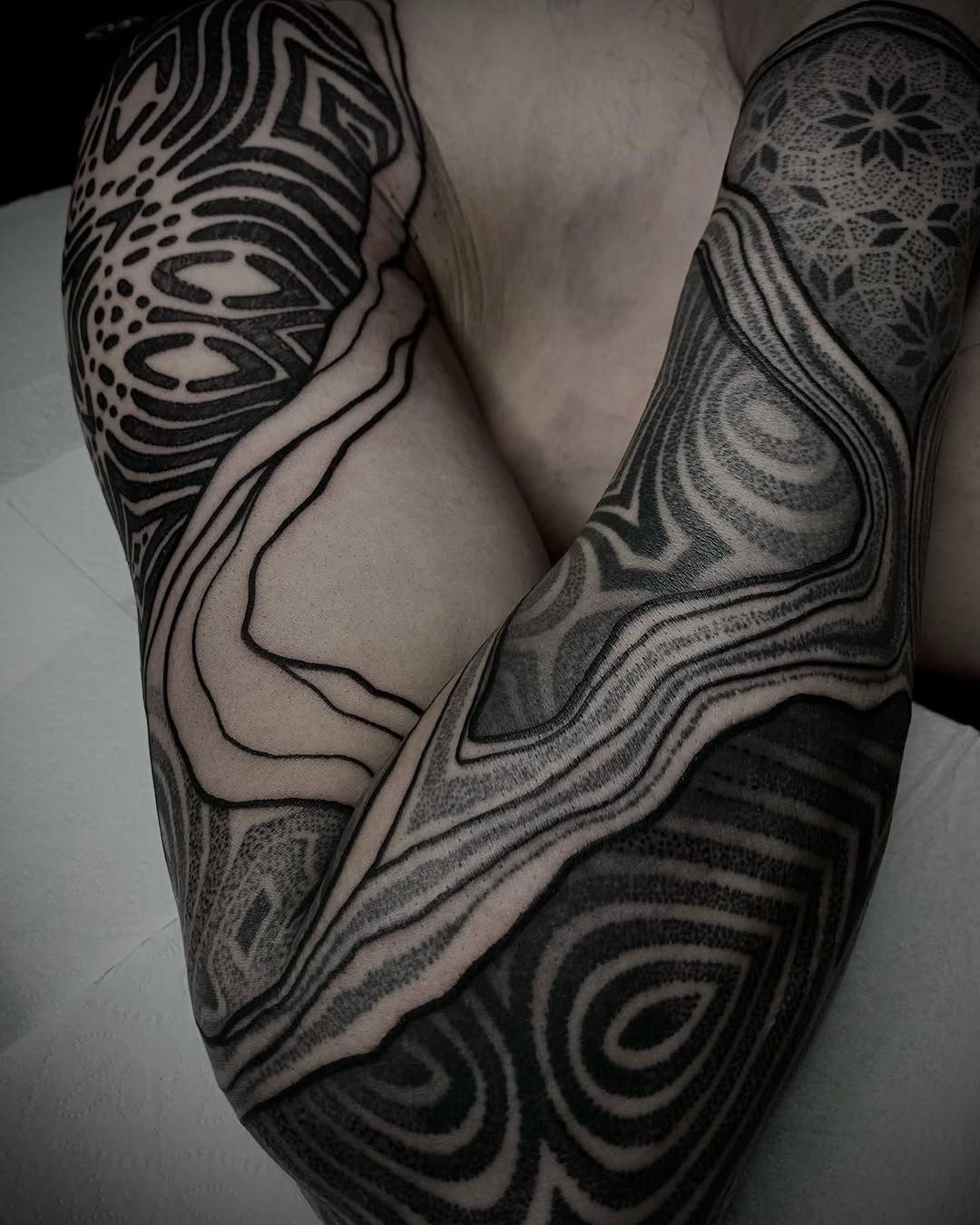 Ornamental tattoo by Pallada