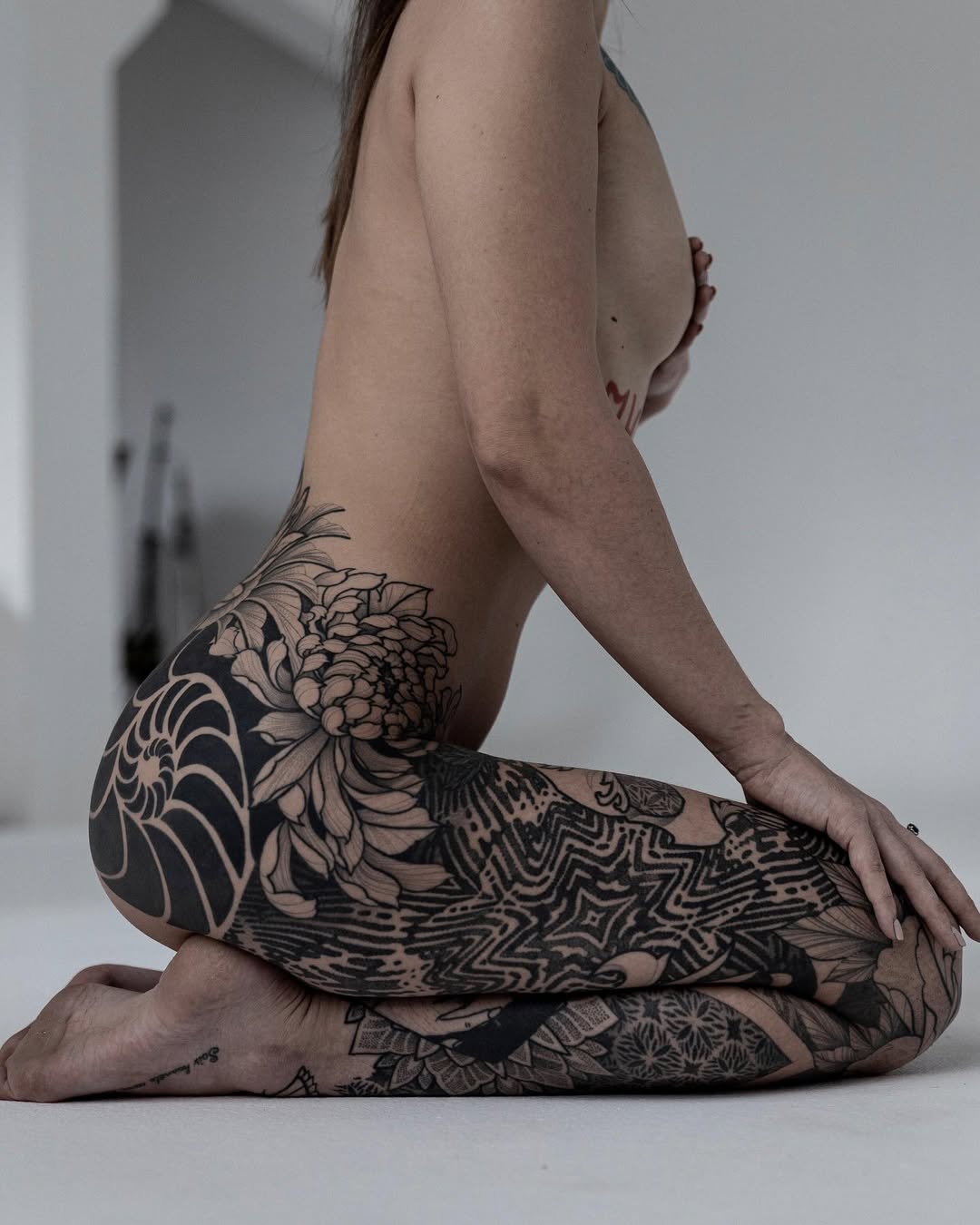 Ornamental tattoo by Pallada