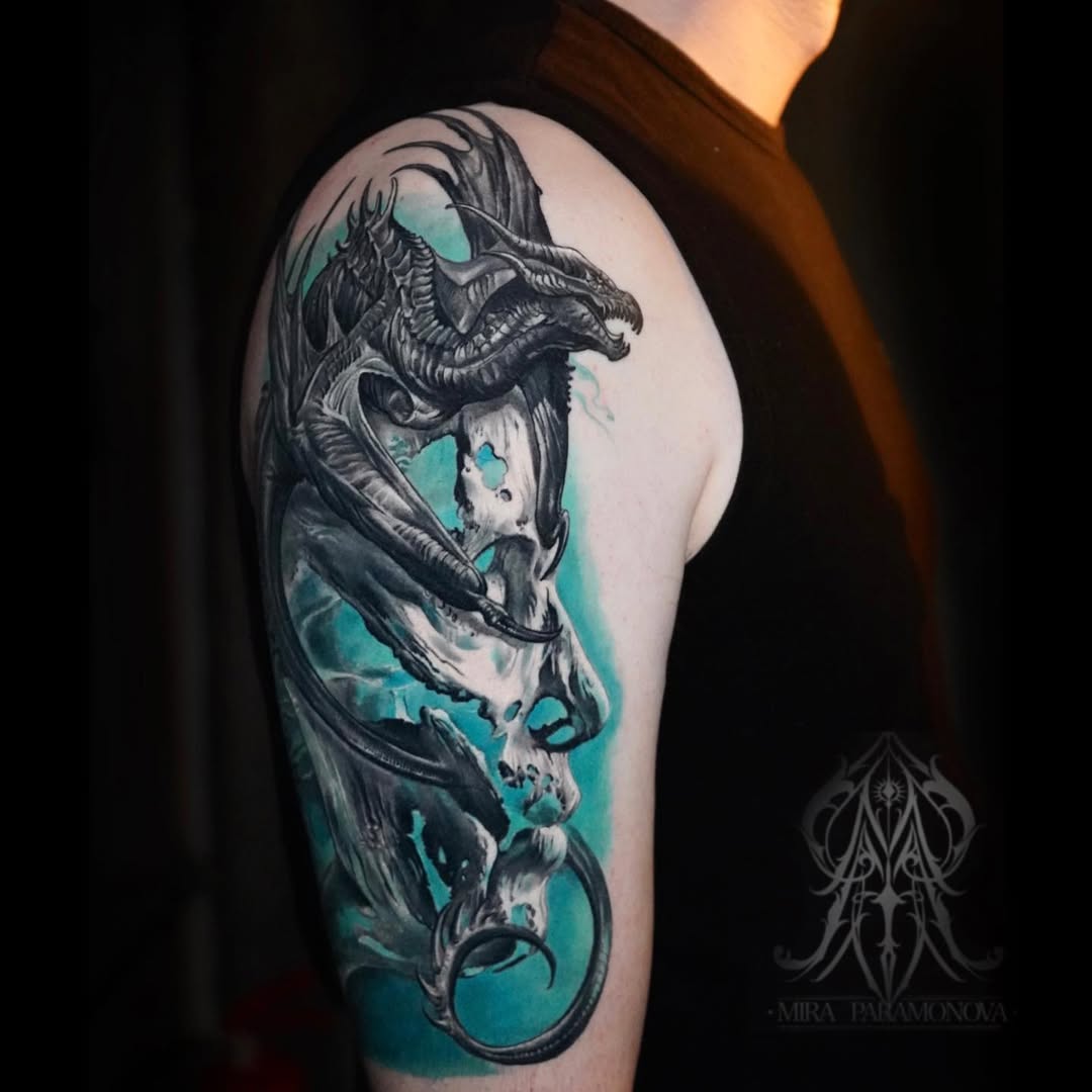Realism tattoo by Mira Paramonova