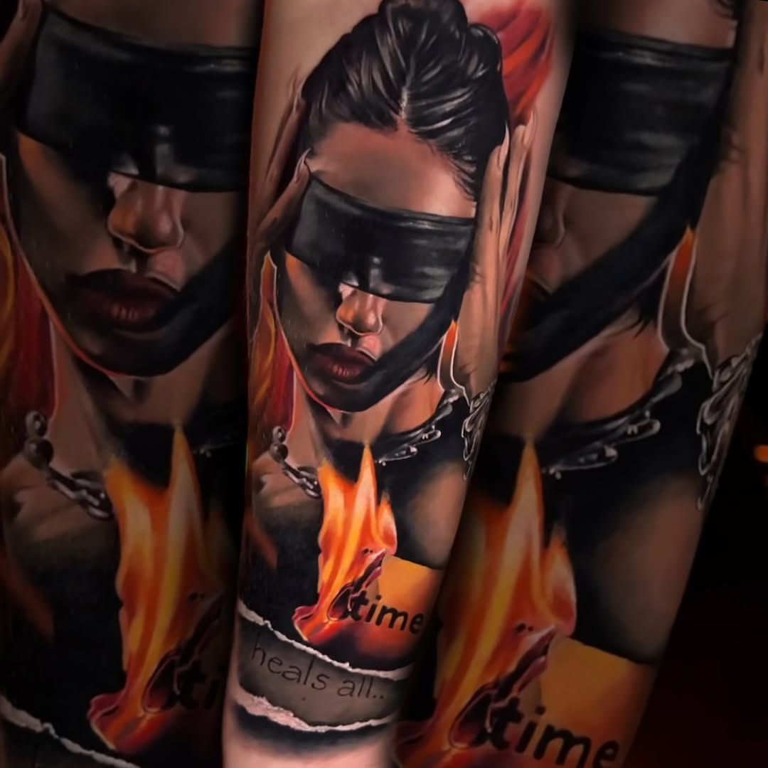 Realism tattoo by Mira Paramonova