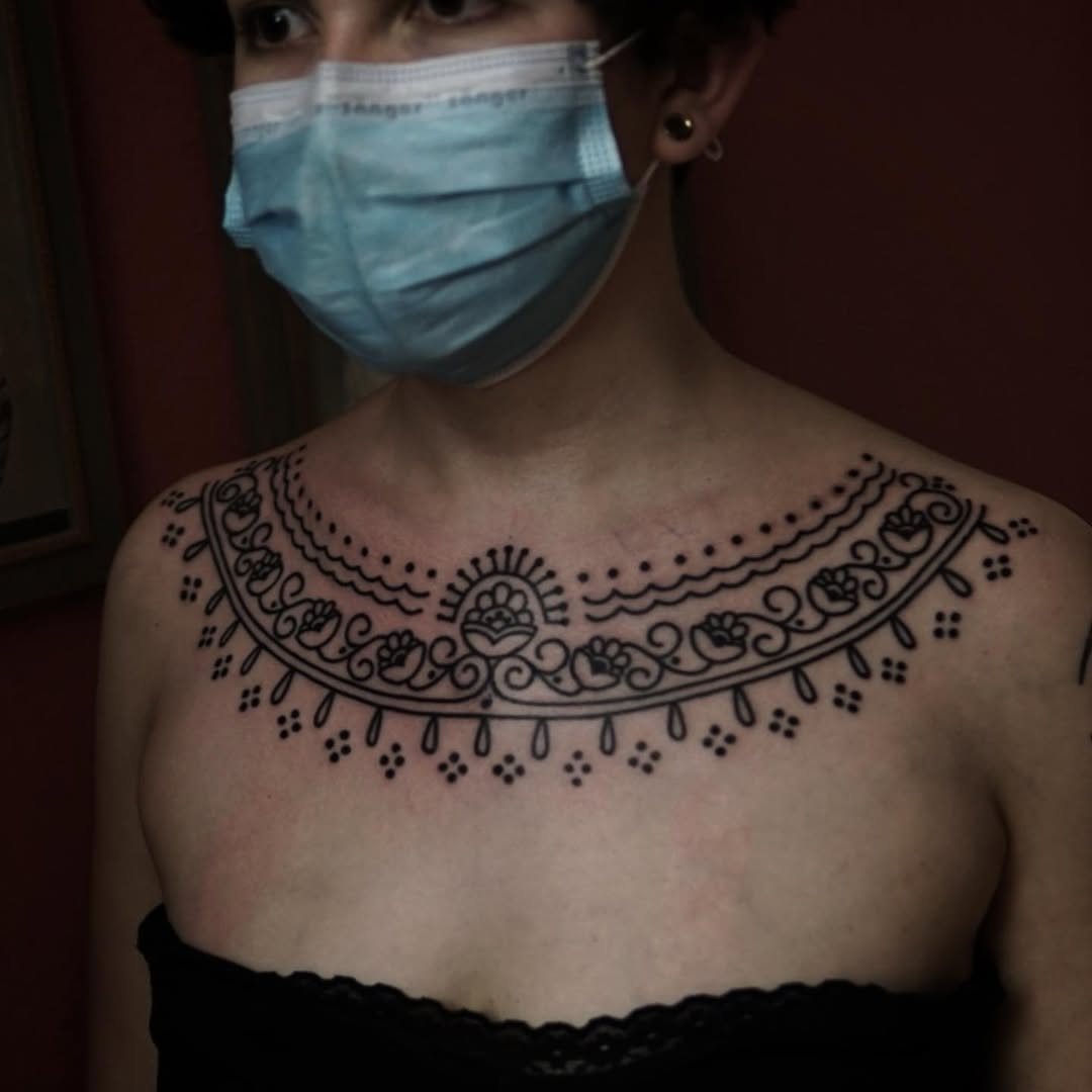 Traditional tattoo by Alberto Balboa