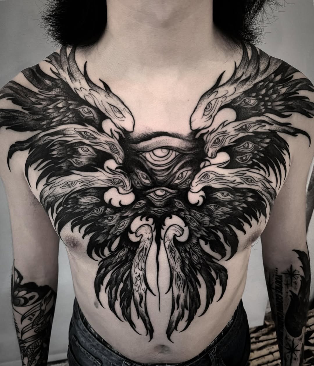 Traditional tattoo by Niculin Gross