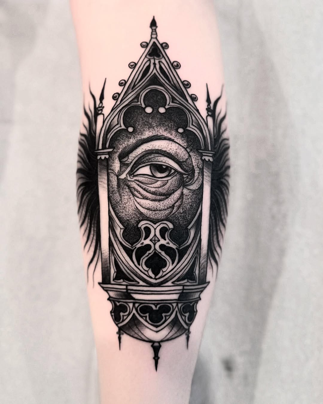 Traditional tattoo by Niculin Gross