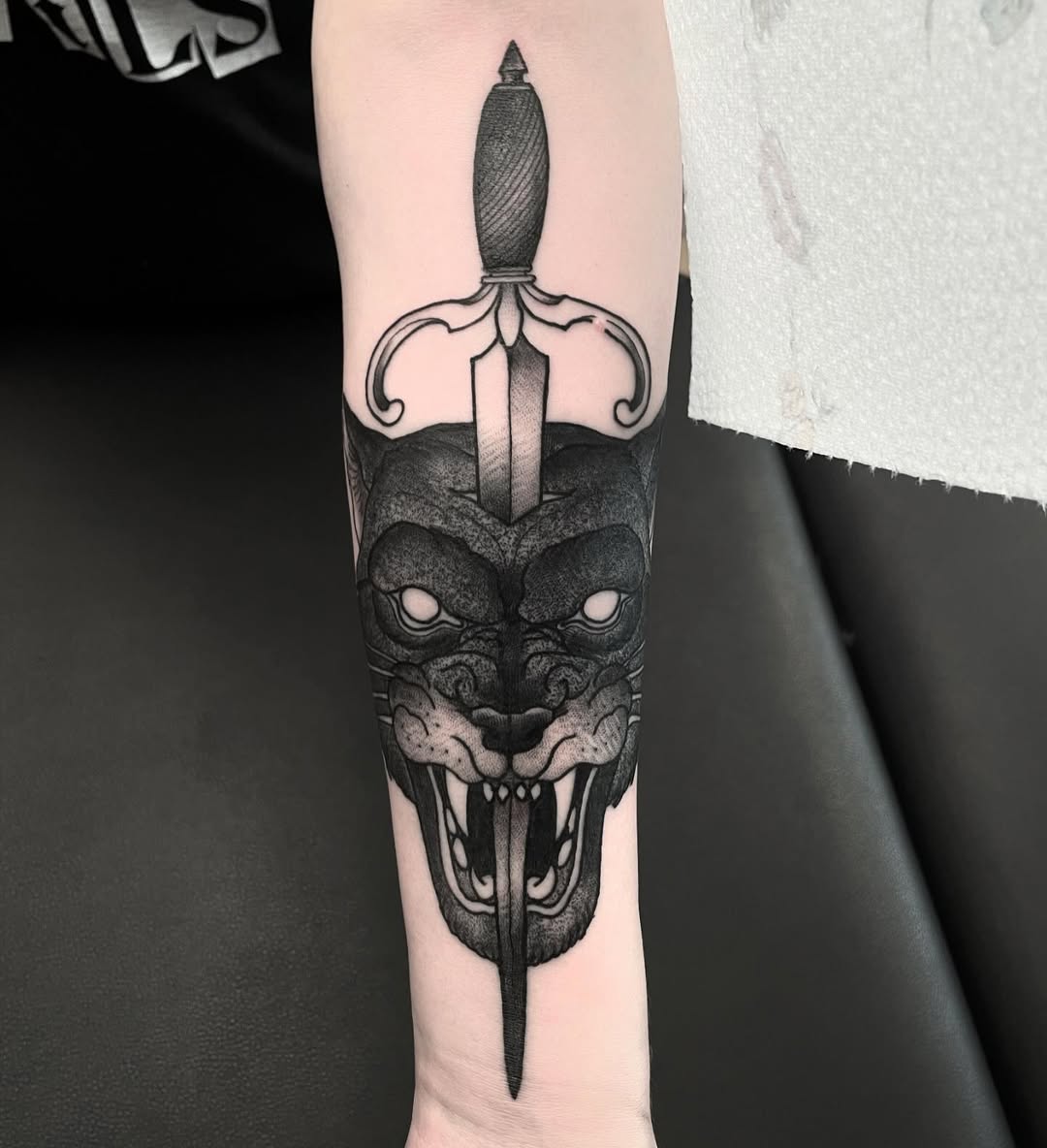 Traditional tattoo by Niculin Gross