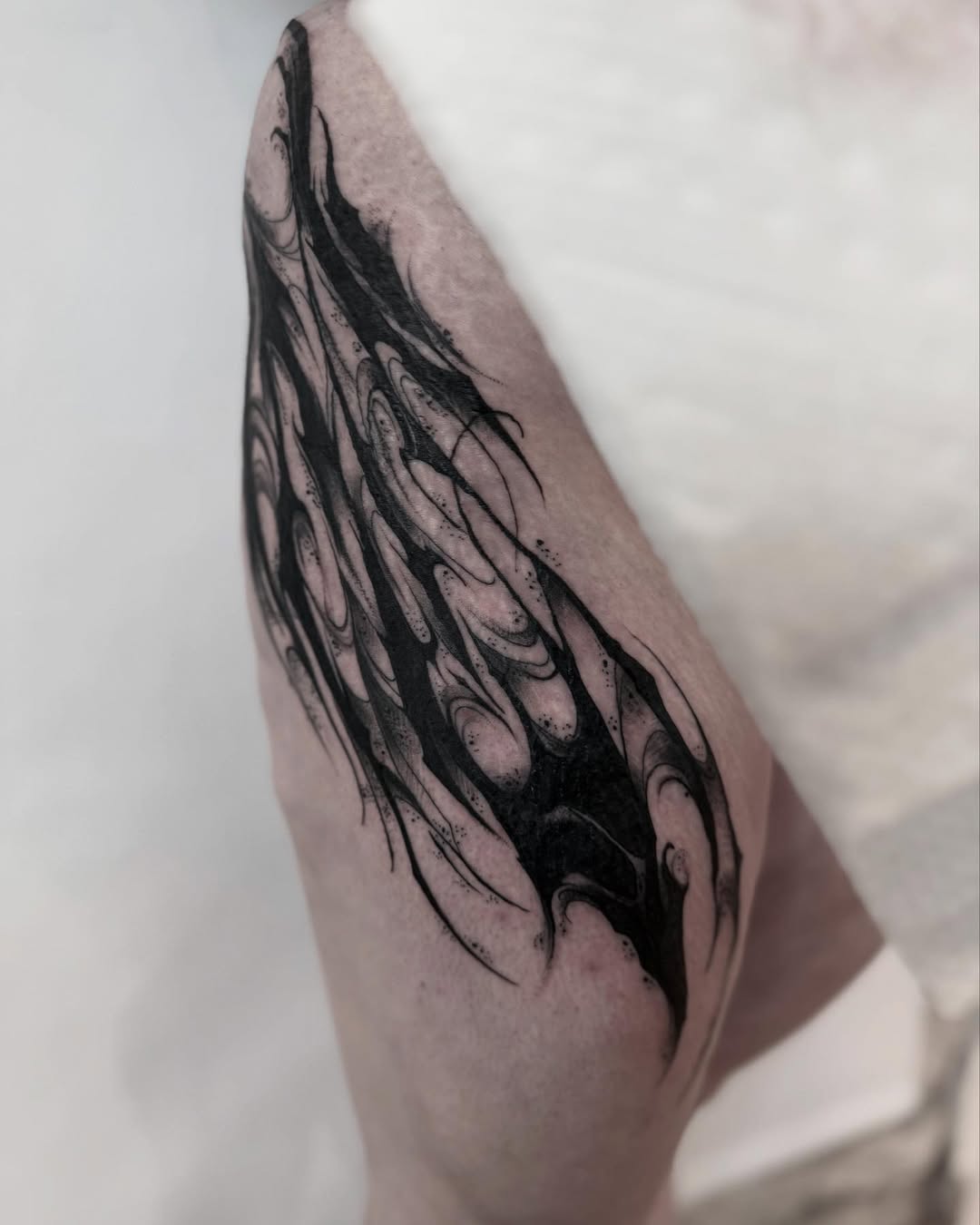 Traditional tattoo by Niculin Gross