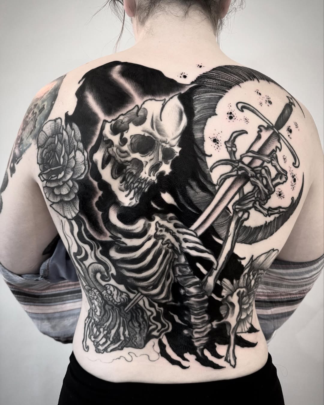 Traditional tattoo by Niculin Gross