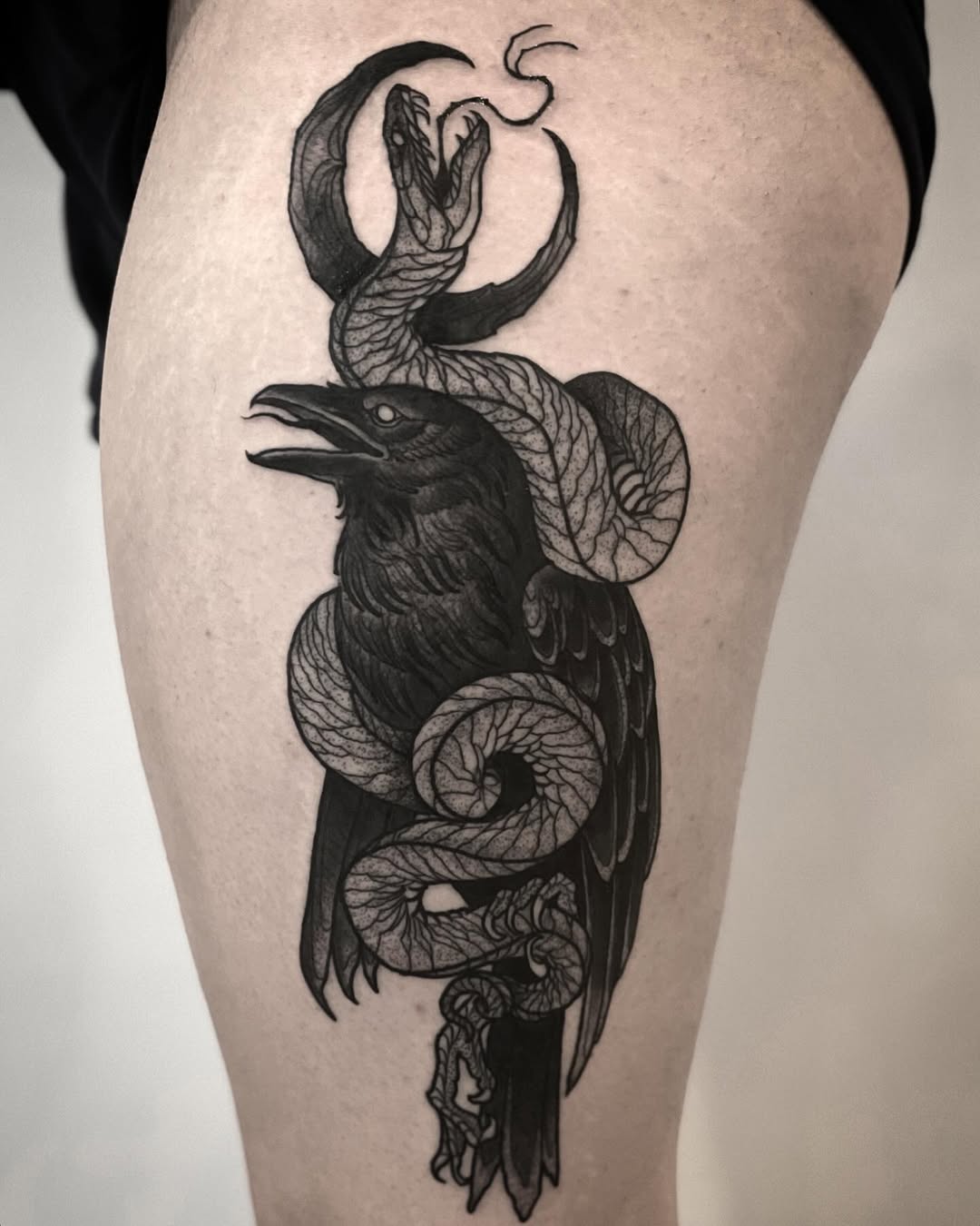 Traditional tattoo by Niculin Gross