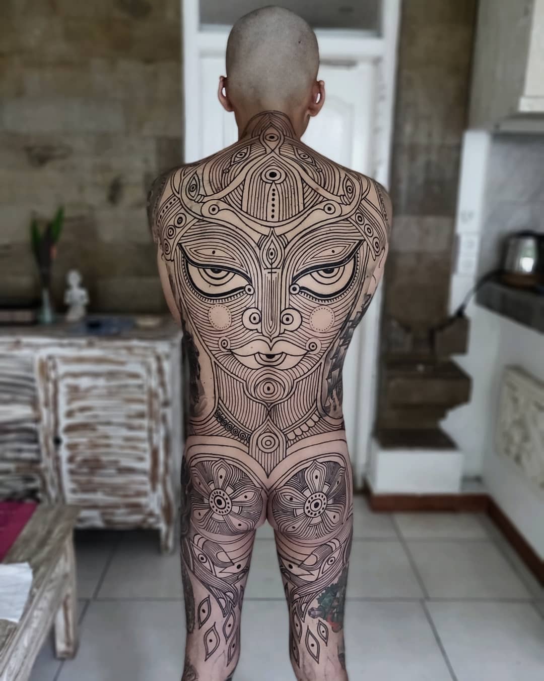Traditional tattoo by YOGI