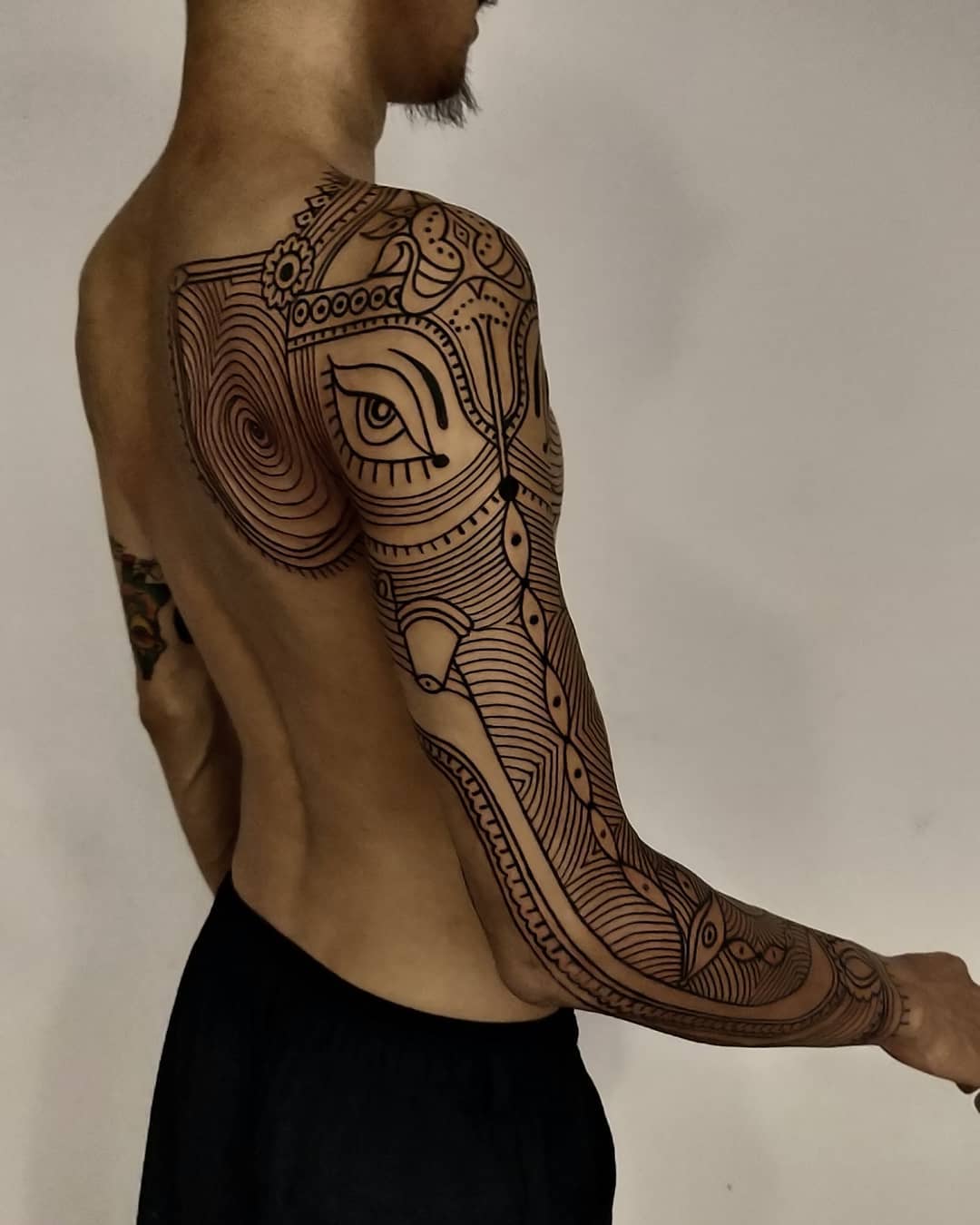 Traditional tattoo by YOGI