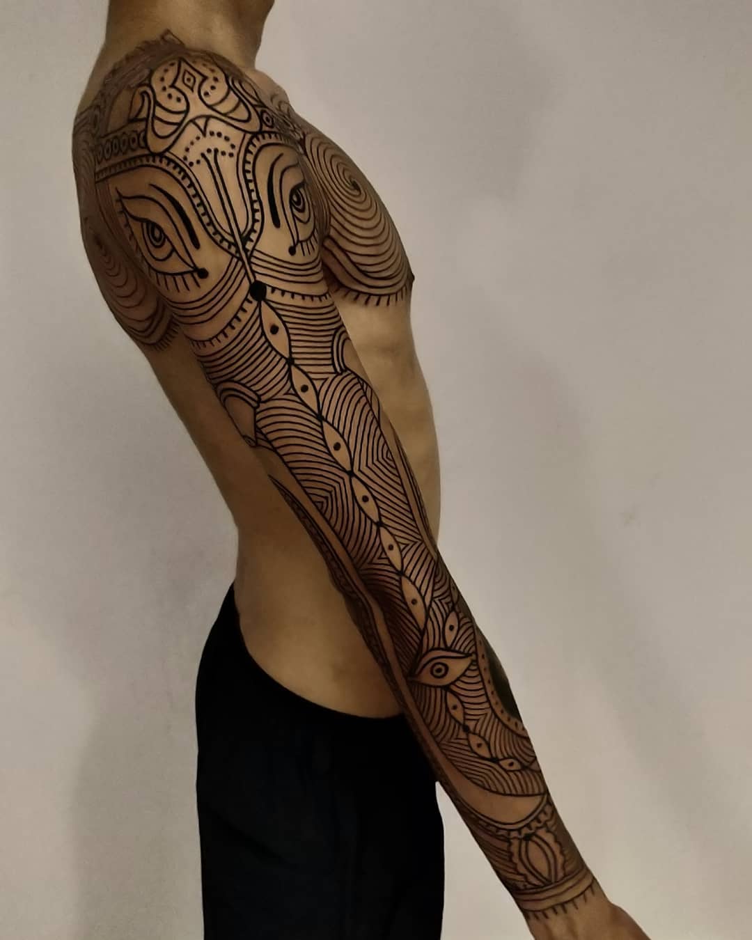 Traditional tattoo by YOGI