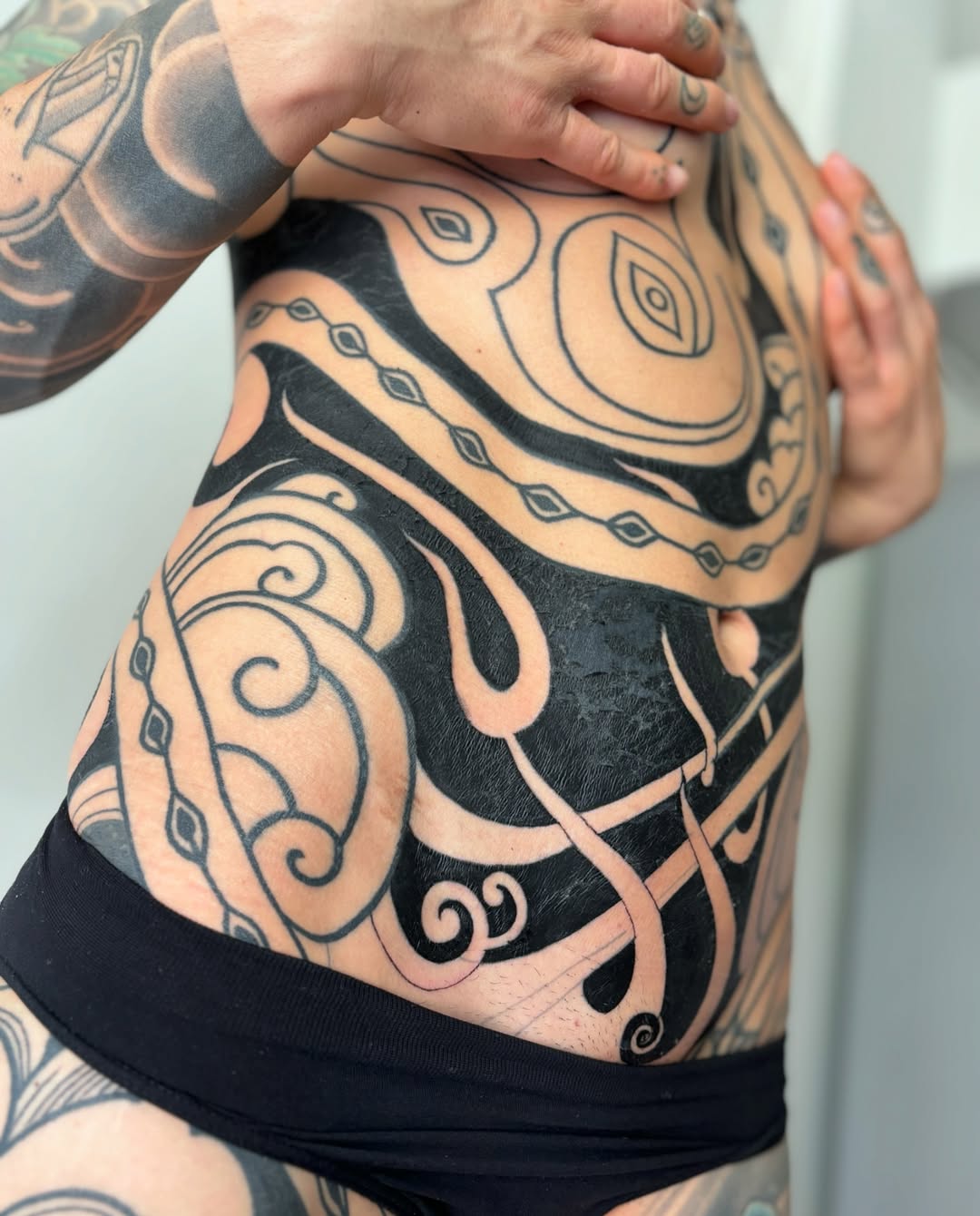 Traditional tattoo by YOGI