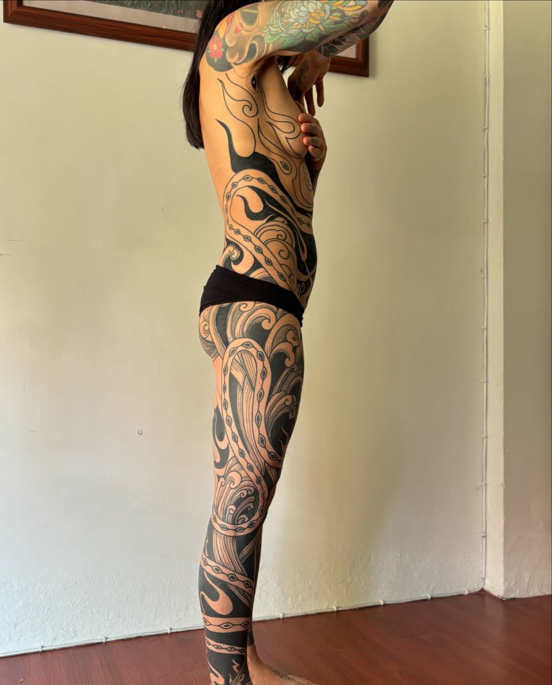 Traditional tattoo by YOGI