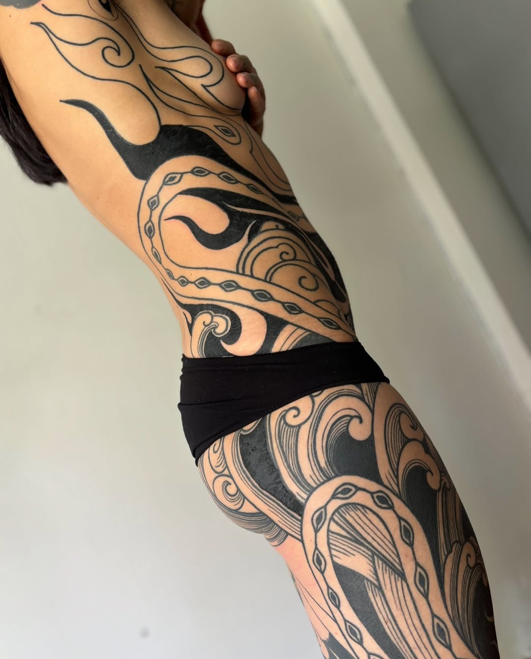 Traditional tattoo by YOGI