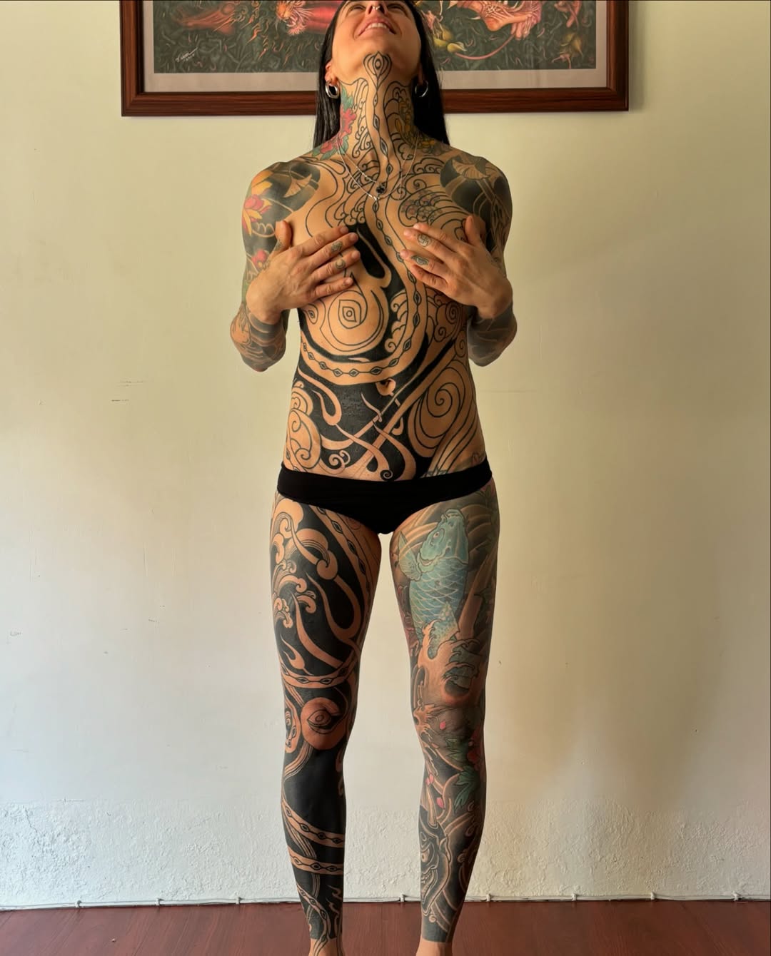 Traditional tattoo by YOGI