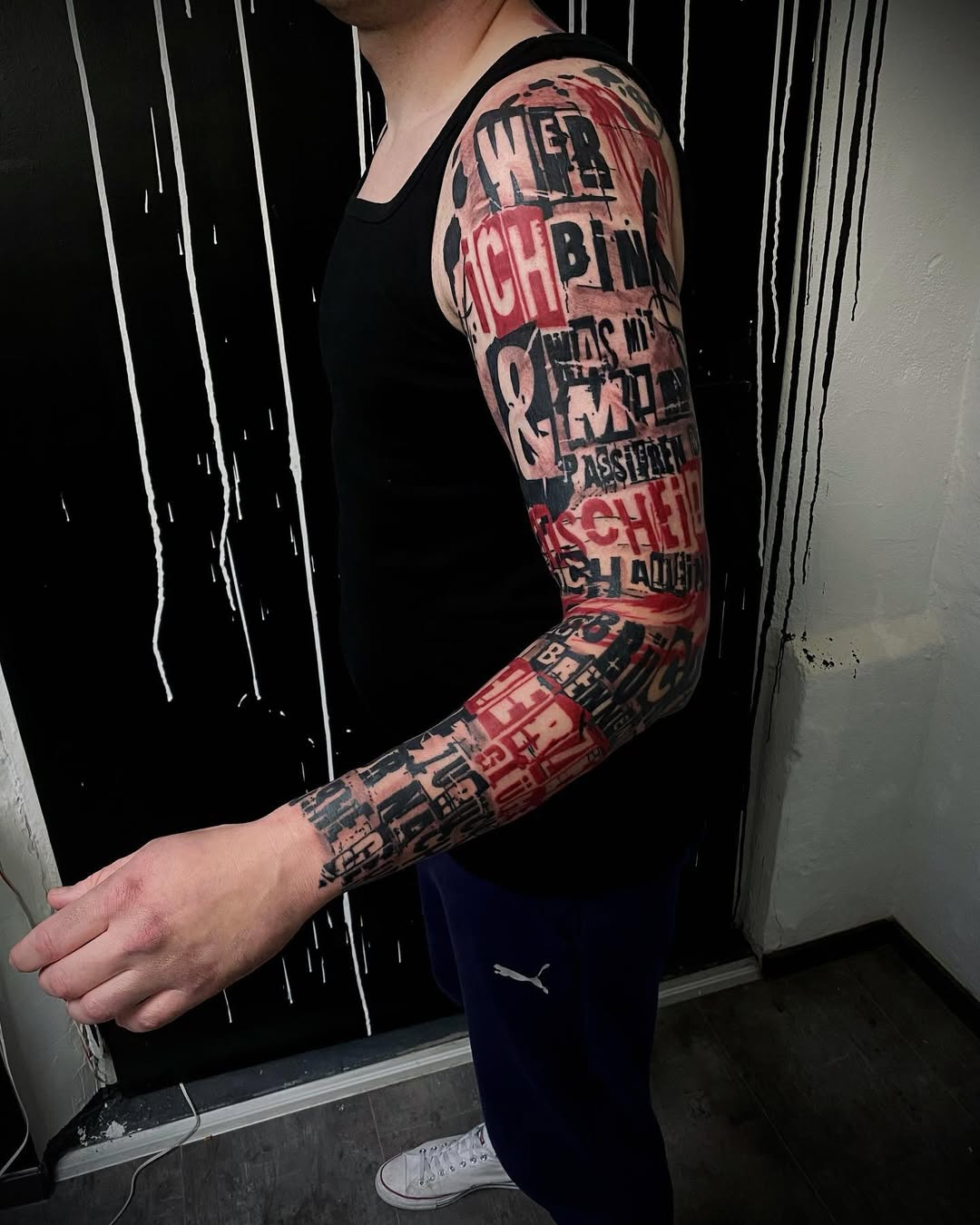 Trash Polka tattoo by Guido