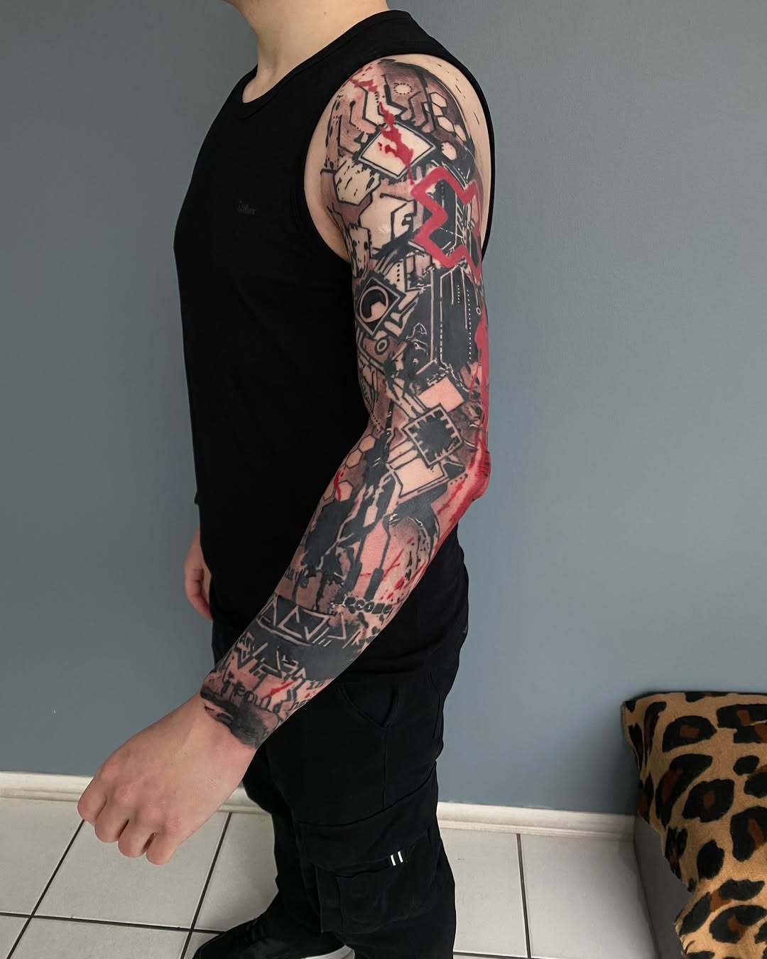 Trash Polka tattoo by Guido