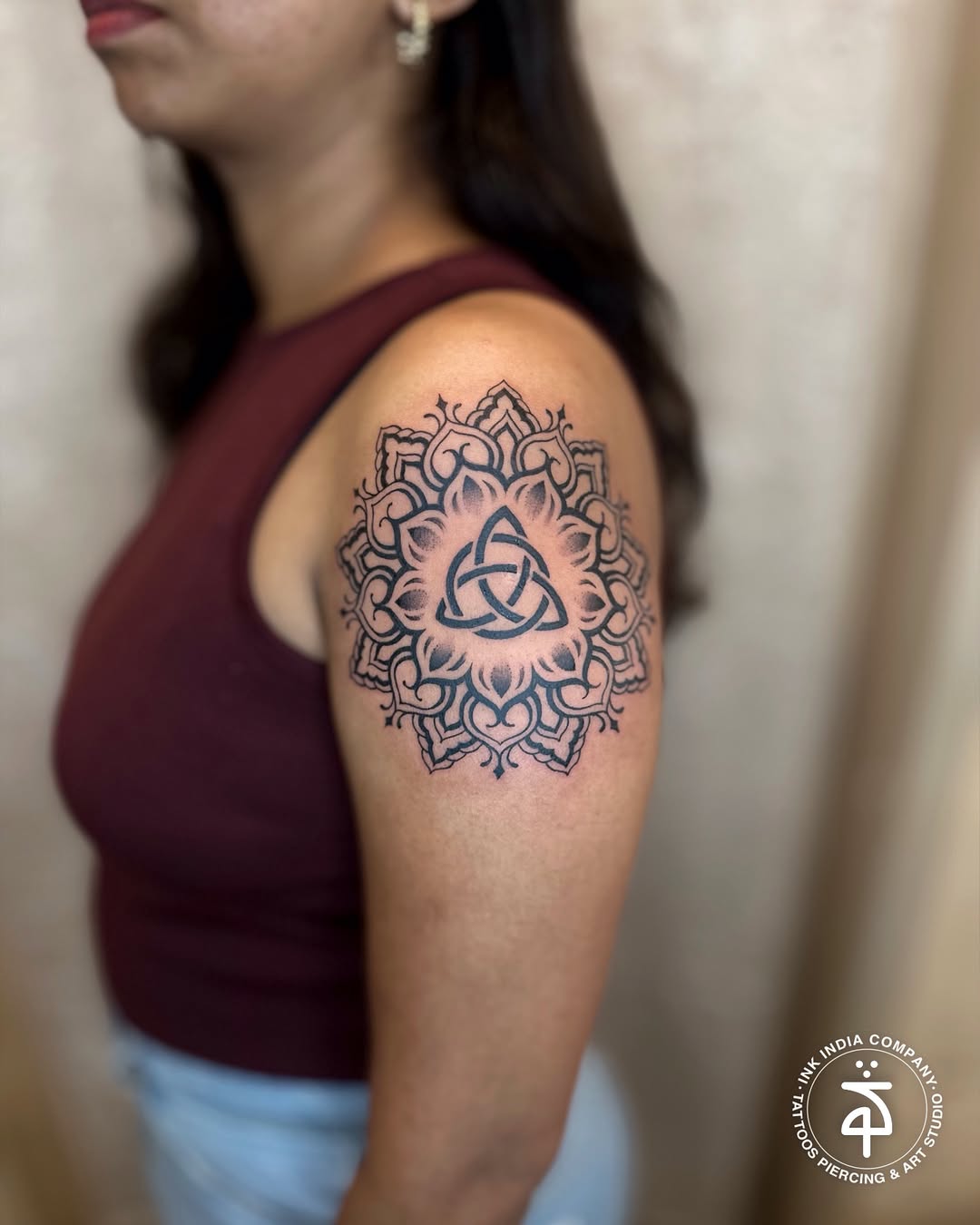 Typography tattoo by Manish Kadam