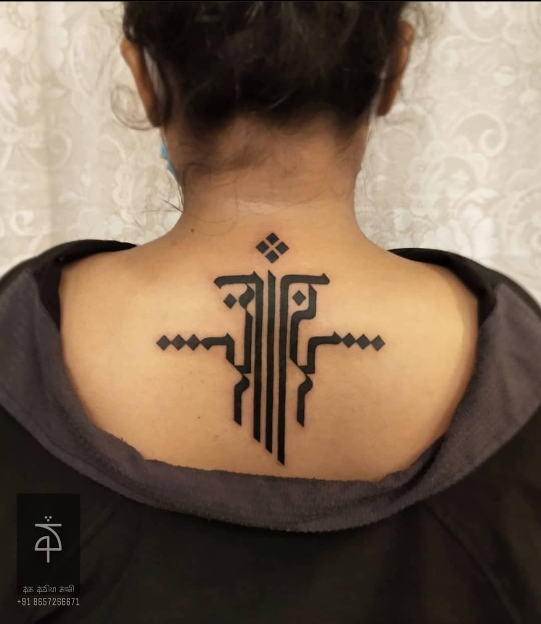 Typography tattoo by Manish Kadam