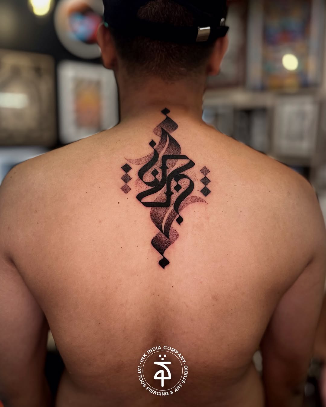 Typography tattoo by Manish Kadam