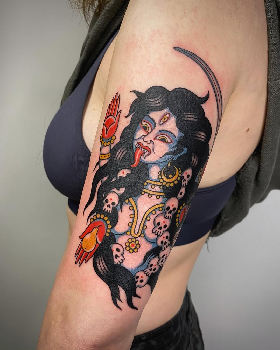 Unique style tattoo by Nikakun