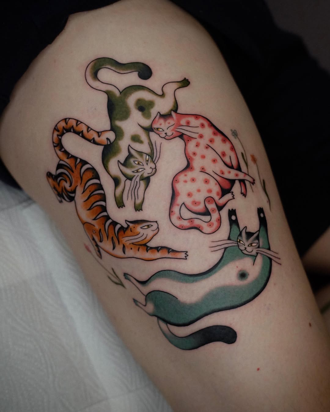 Unique style tattoo by Nikakun