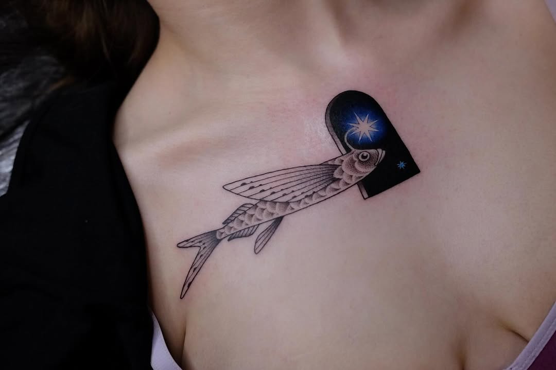 Unique style tattoo by Nikakun
