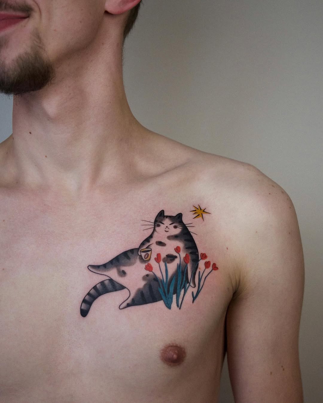 Unique style tattoo by Nikakun