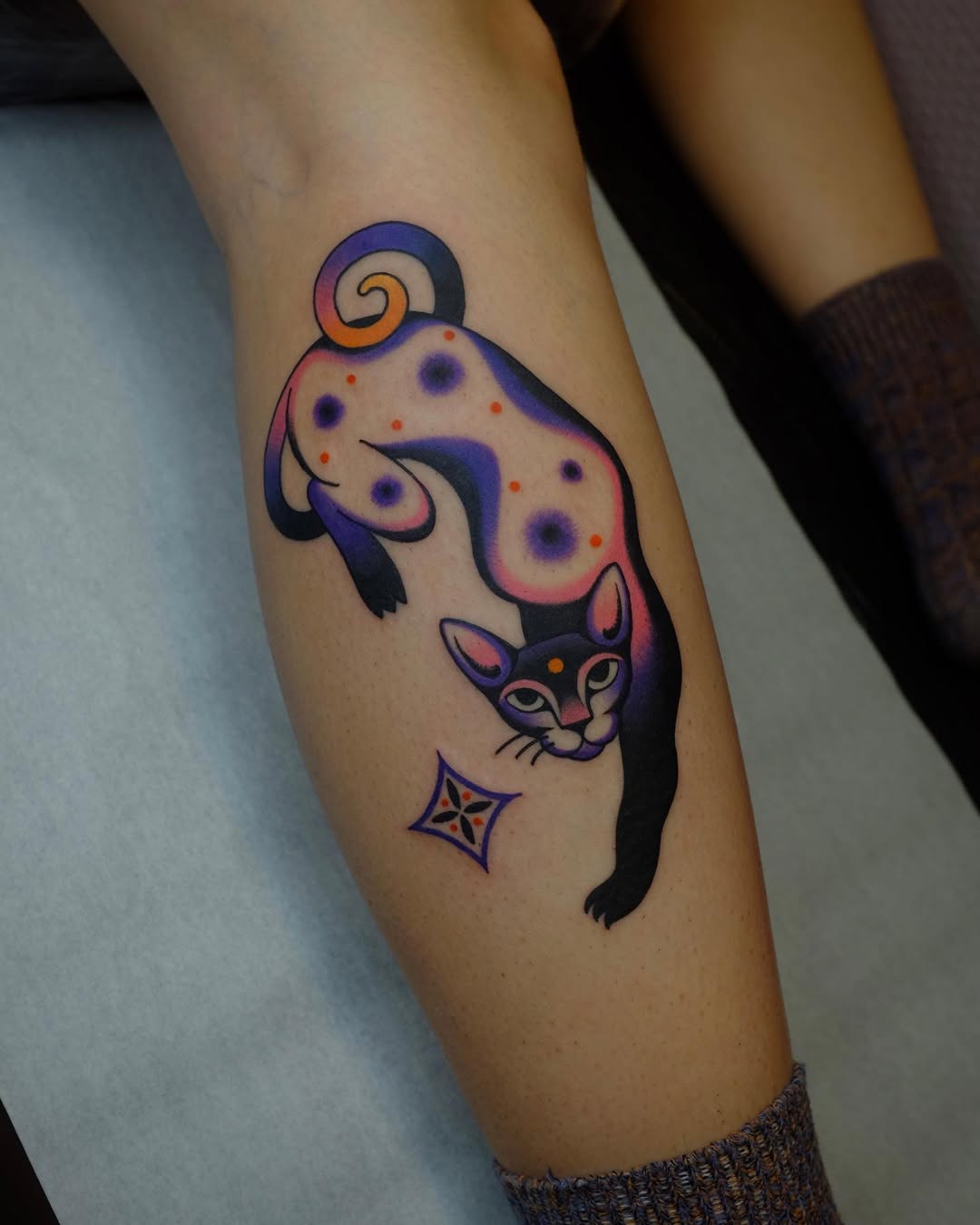 Unique style tattoo by Nikakun