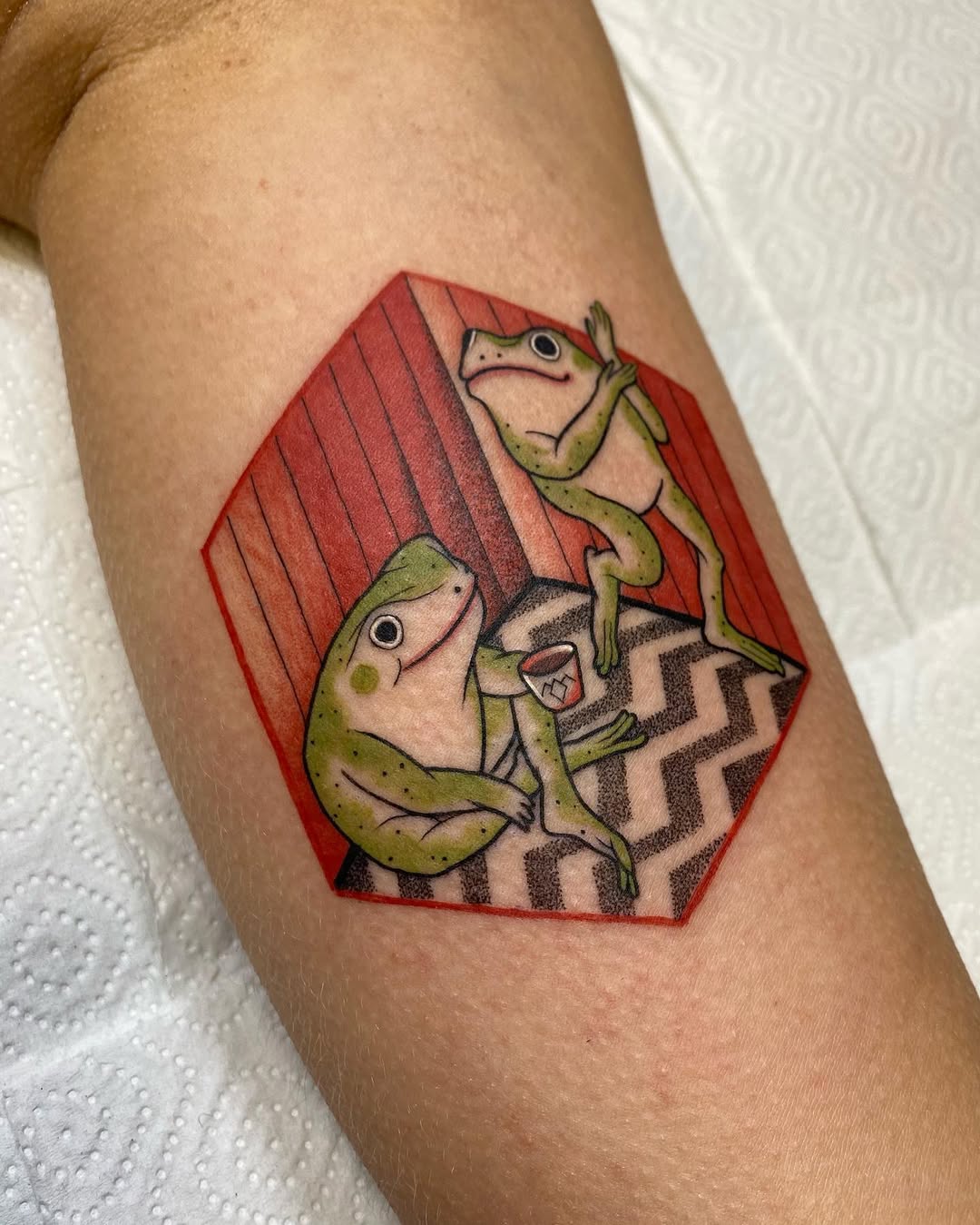 Unique style tattoo by Nikakun