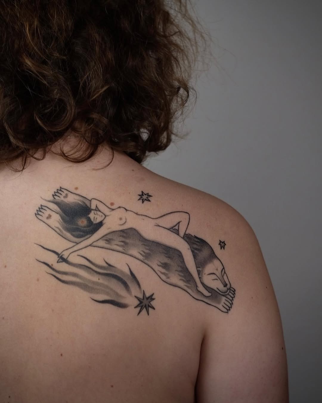 Unique style tattoo by Nikakun