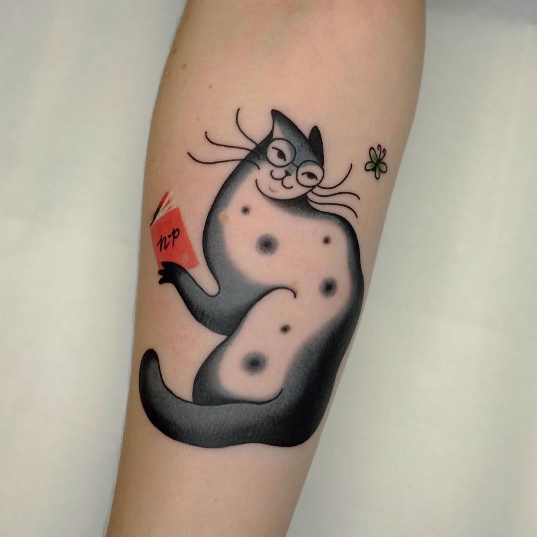 Unique style tattoo by Nikakun