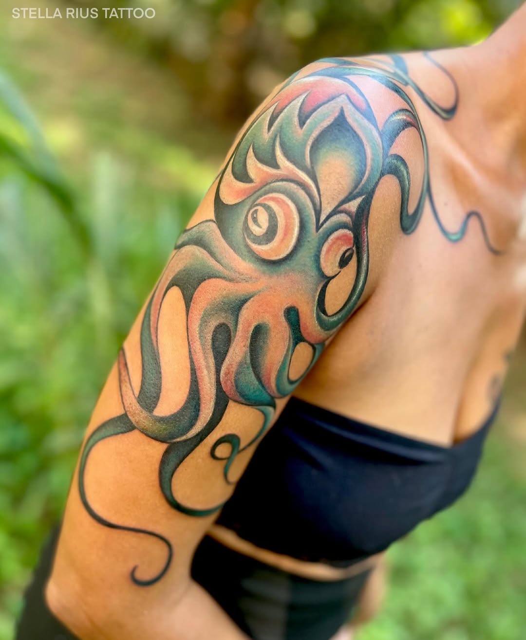 Unique style tattoo by Stella