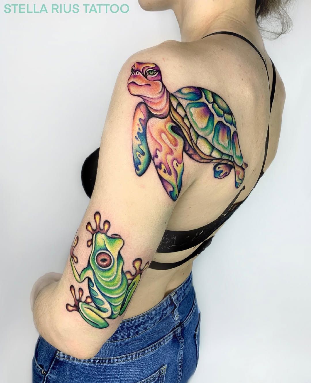 Unique style tattoo by Stella