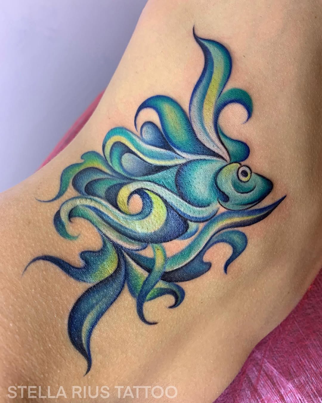 Unique style tattoo by Stella