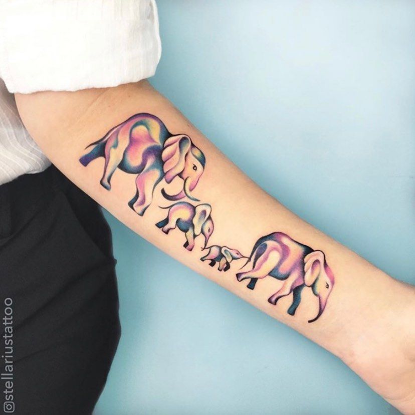 Unique style tattoo by Stella